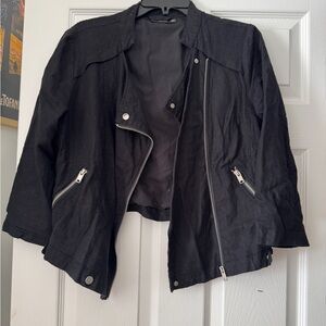 Cropped Black Women's Jacket